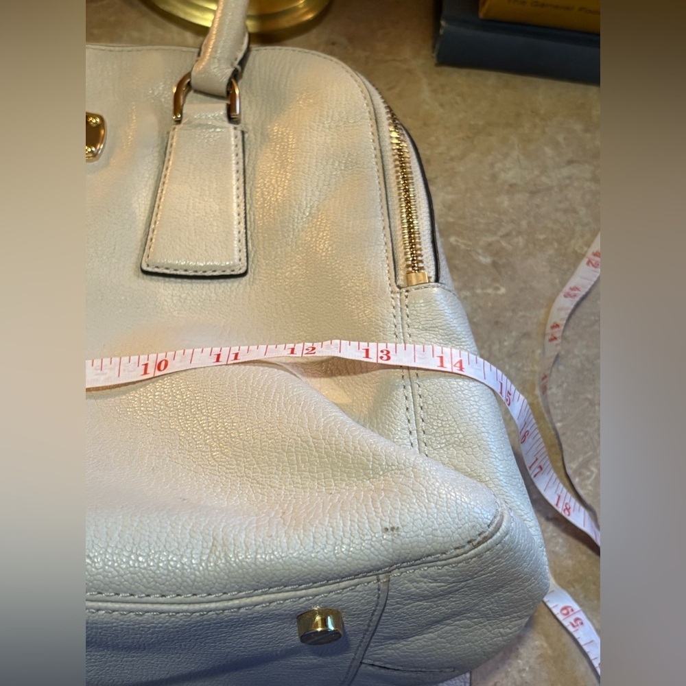 Michael Kors Women's Convertible Satchel, light cream - Picture 15 of 16